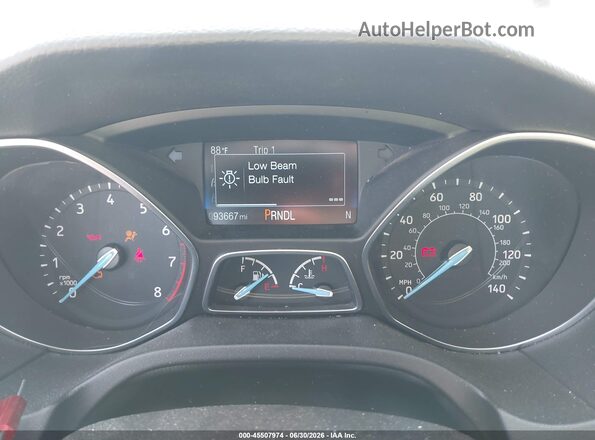 1FADP3F20JL234233 2018 FORD FOCUS White უკანა სავარძლების ხედი