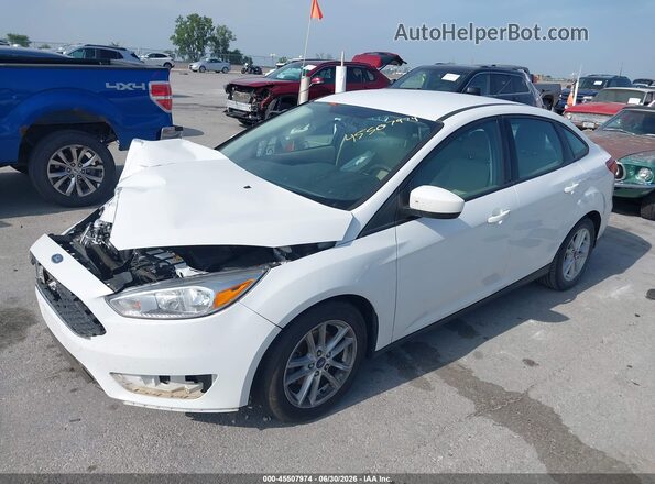 1FADP3F20JL234233 2018 FORD FOCUS White წინა მარცხენა ხედი სამი მეოთხედიდან