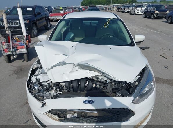 1FADP3F20JL234233 2018 FORD FOCUS White ხელსაწყოთა პანელის ხედი