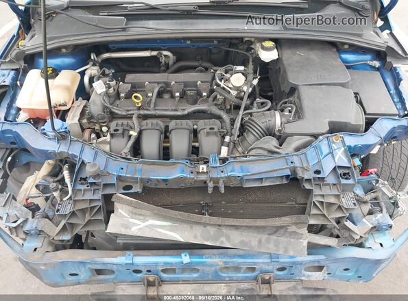 1FADP3F20JL263957 2018 FORD FOCUS Blue Widok z tyłu