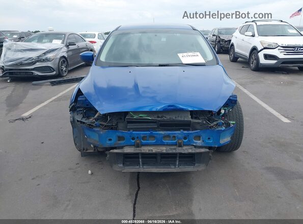 1FADP3F20JL263957 2018 FORD FOCUS Blue Widok wnętrza z tyłu