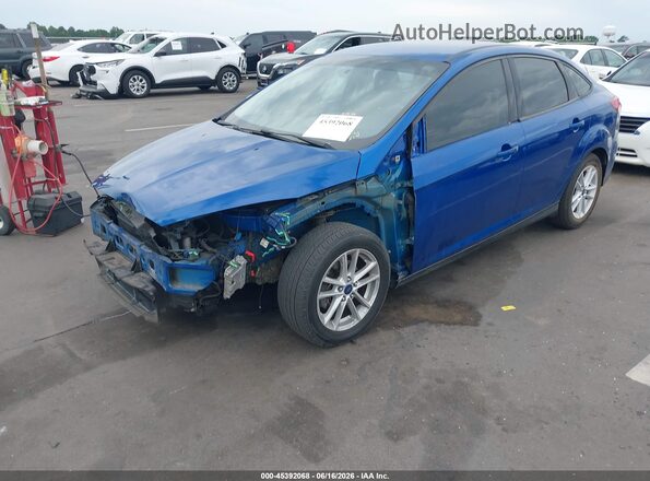 1FADP3F20JL263957 2018 FORD FOCUS Blue Przód lewy