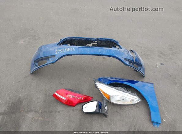 1FADP3F20JL263957 2018 FORD FOCUS Blue Widok zestawu wskaźników