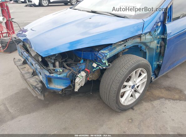1FADP3F20JL263957 2018 FORD FOCUS Blue Widok z przodu