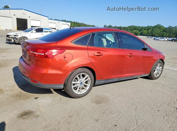 1FADP3F20JL319055 2018 FORD FOCUS Red Задня права чверть