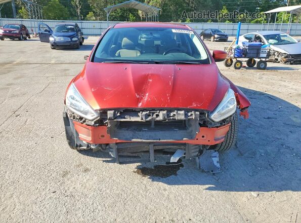 1FADP3F20JL319055 2018 FORD FOCUS Red Вид спереду