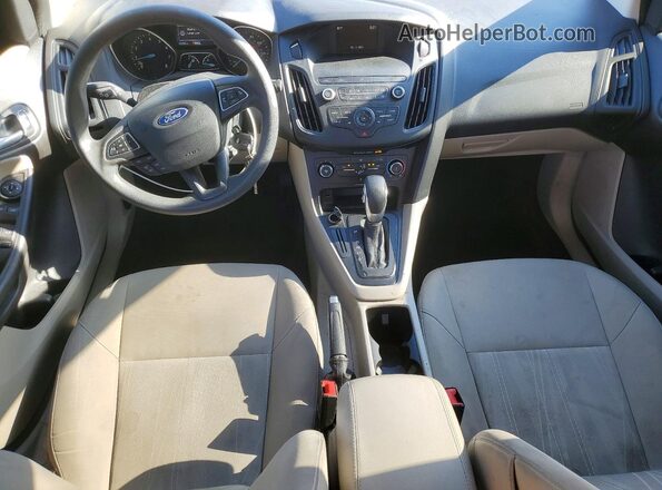 1FADP3F20JL319055 2018 FORD FOCUS Red Вид панелі приладів