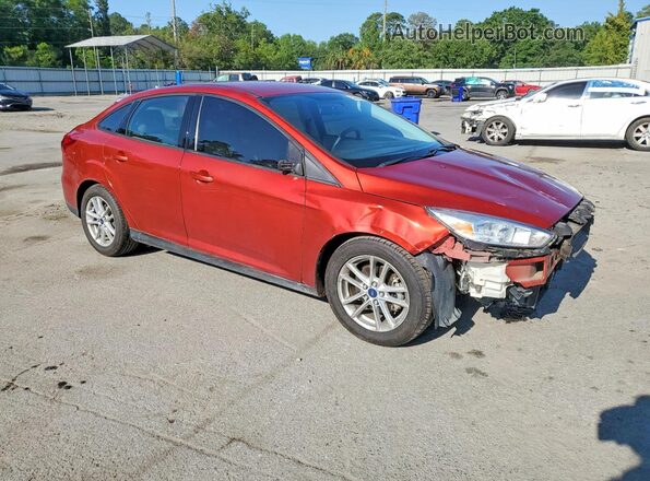 1FADP3F20JL319055 2018 FORD FOCUS Red Передня права чверть