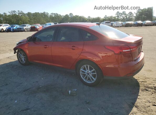 1FADP3F20JL319055 2018 FORD FOCUS Red Задня ліва чверть