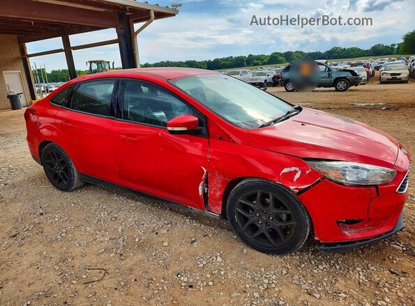 1FADP3F21GL231298 2016 FORD FOCUS Красный Передняя правая четверть