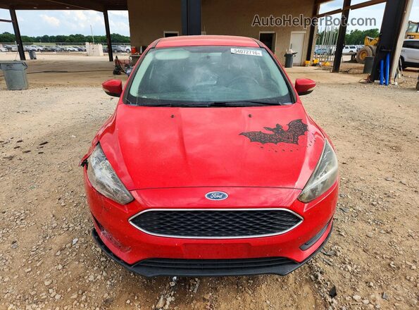 1FADP3F21GL231298 2016 FORD FOCUS Красный Вид спереди