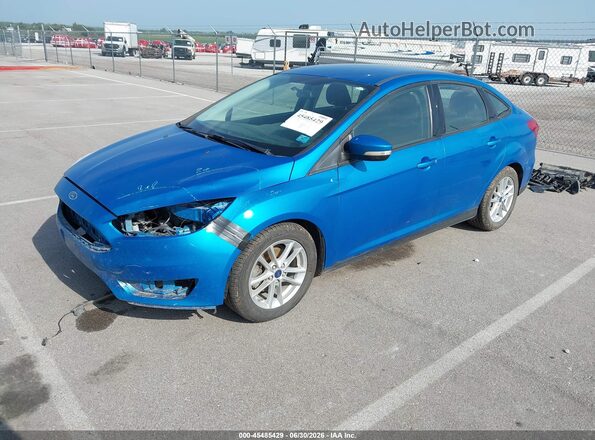1FADP3F21GL238221 2016 FORD FOCUS Blue წინა მარცხენა ხედი სამი მეოთხედიდან