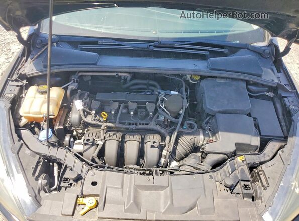 1FADP3F21GL241961 2016 FORD FOCUS Black Вид задньої частини салону