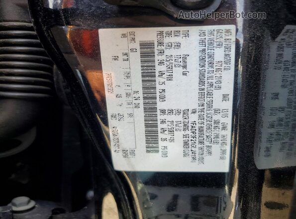 1FADP3F21GL241961 2016 FORD FOCUS Black Вид підкапотного простору