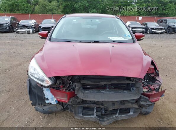 1FADP3F21GL304007 2016 FORD FOCUS Красный Вид щитка приборов