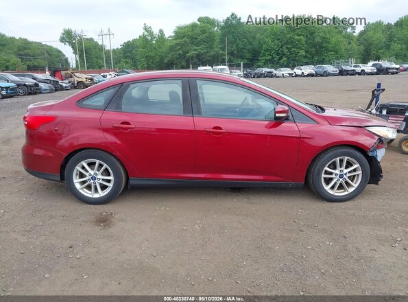 1FADP3F21GL304007 2016 FORD FOCUS Red Widok wnętrza z tyłu