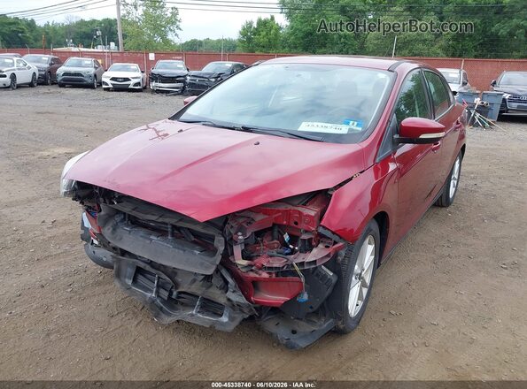 1FADP3F21GL304007 2016 FORD FOCUS Красный Вид спереди