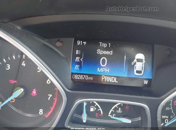 1FADP3F21GL304007 2016 FORD FOCUS Красный 