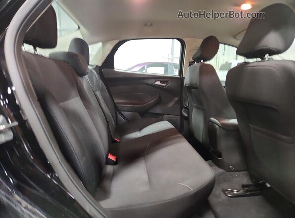 1FADP3F21GL310342 2016 FORD FOCUS Black Rear seats view