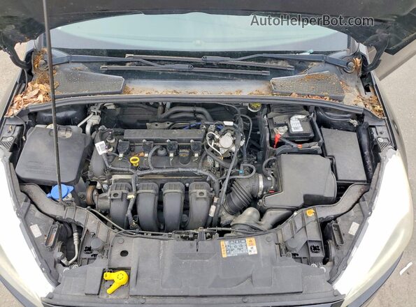 1FADP3F21GL323544 2016 FORD FOCUS Black Вид задньої частини салону