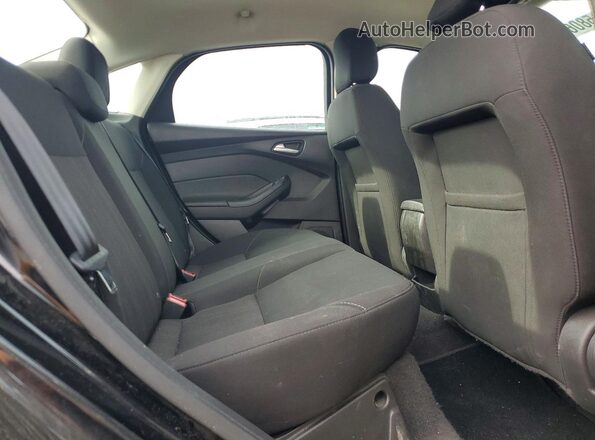 1FADP3F21GL323544 2016 FORD FOCUS Black Вид задніх сидінь