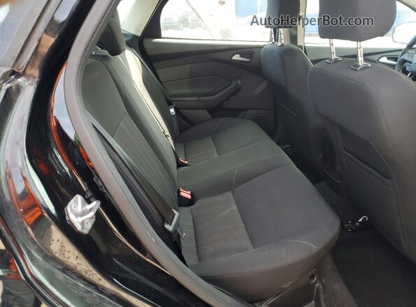 1FADP3F21GL343468 2016 FORD FOCUS Black Rear seats view