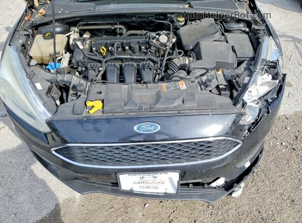 1FADP3F21GL343468 2016 FORD FOCUS Black Rear interior view