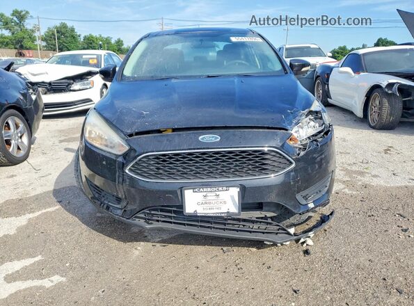 1FADP3F21GL343468 2016 FORD FOCUS Black Front view