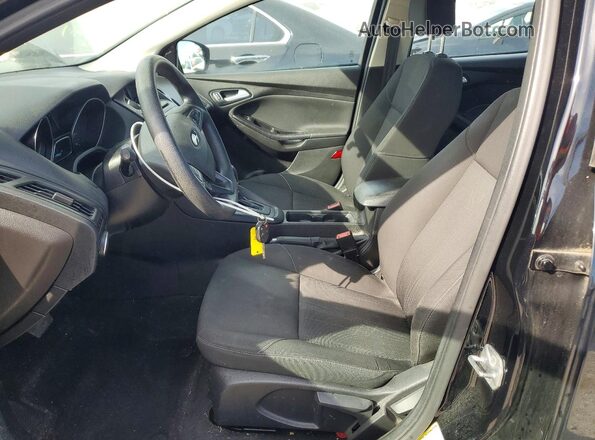 1FADP3F21GL343468 2016 FORD FOCUS Black Front interior view