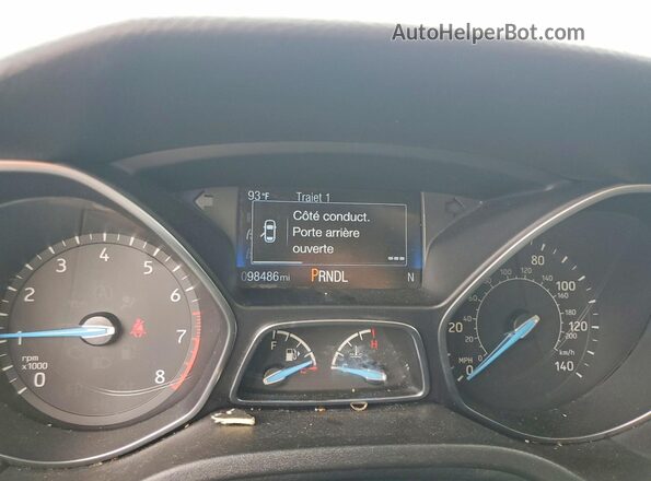 1FADP3F21GL359363 2016 FORD FOCUS Silver 