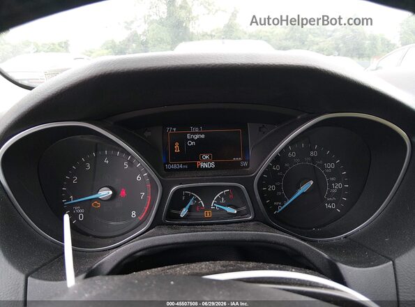 1FADP3F21GL374820 2016 FORD FOCUS Silver Widok tylnych siedzeń
