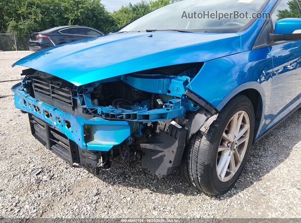 1FADP3F21GL381153 2016 FORD FOCUS Blue Front view