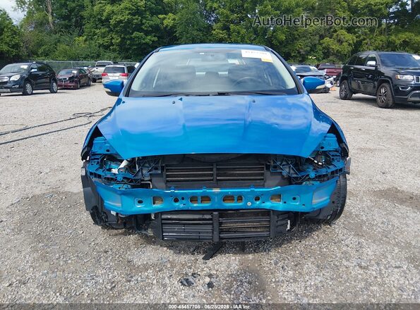 1FADP3F21GL381153 2016 FORD FOCUS Blue Rear interior view