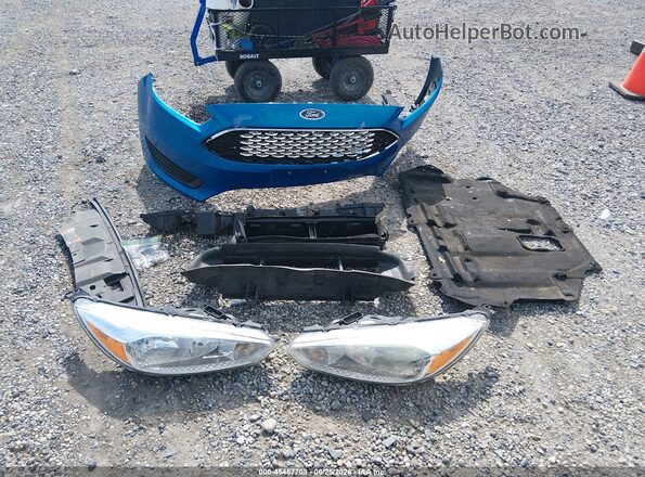 1FADP3F21GL381153 2016 FORD FOCUS Blue Instrument cluster view