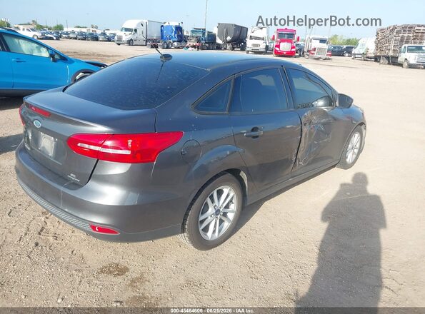 1FADP3F21GL382898 2016 FORD FOCUS Gray Rear right