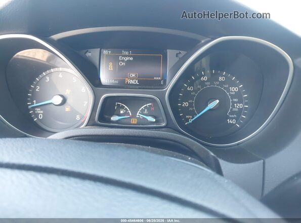 1FADP3F21GL382898 2016 FORD FOCUS Gray Rear seats view