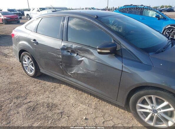 1FADP3F21GL382898 2016 FORD FOCUS Gray Front view