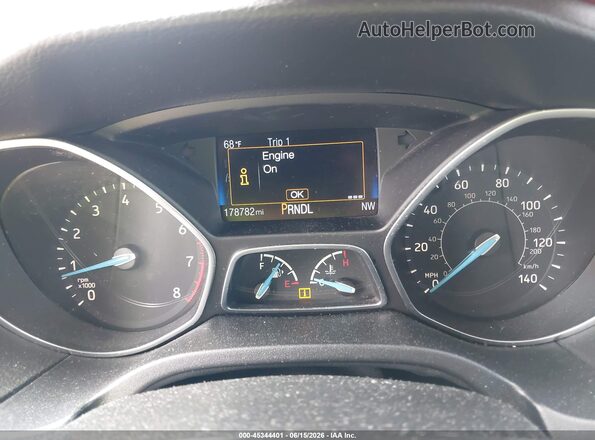 1FADP3F21GL397885 2016 FORD FOCUS Red 