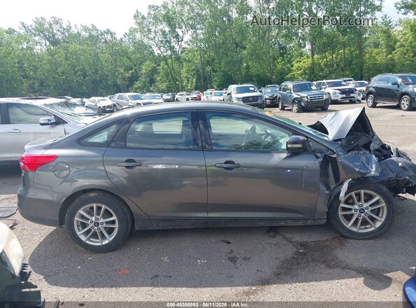 1FADP3F21HL311282 2017 FORD FOCUS Gray Вид задньої частини салону