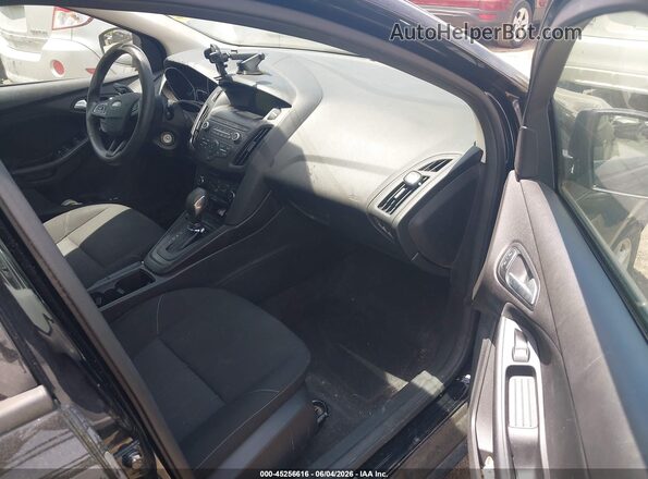 1FADP3F21JL209941 2018 FORD FOCUS Black Front interior view