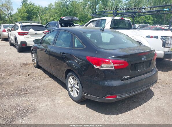 1FADP3F21JL209941 2018 FORD FOCUS Black Rear left