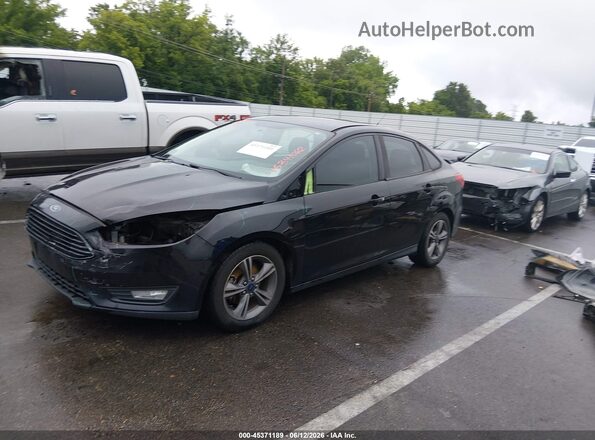 1FADP3F21JL220289 2018 FORD FOCUS Черный Передняя левая четверть