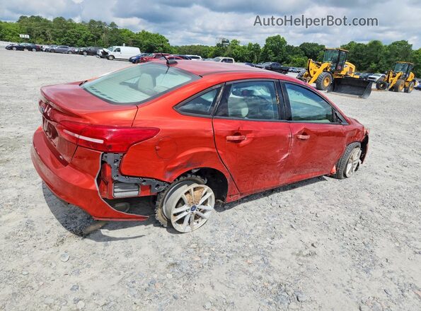 1FADP3F21JL252773 2018 FORD FOCUS Red Հետևի աջ