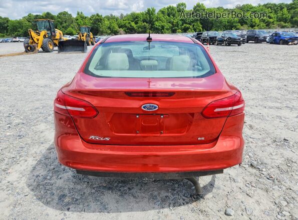 1FADP3F21JL252773 2018 FORD FOCUS Red Հետևի տեսք