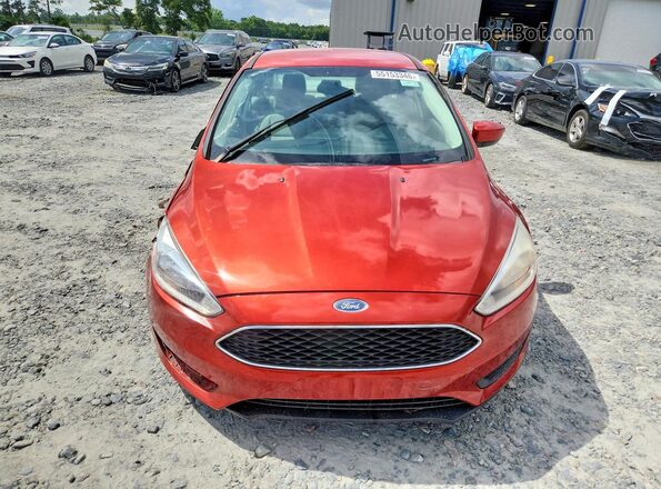 1FADP3F21JL252773 2018 FORD FOCUS Red Դիմացի տեսք