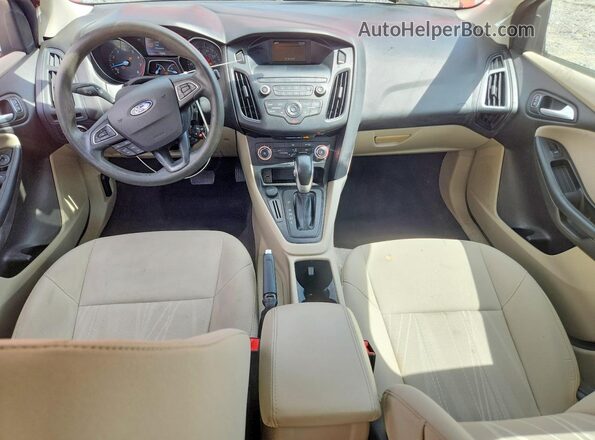 1FADP3F21JL252773 2018 FORD FOCUS Red Առջևի վահանակի տեսք