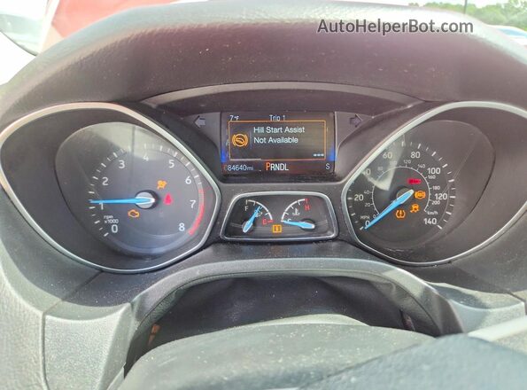 1FADP3F21JL252773 2018 FORD FOCUS Red Սարքավորումների վահանակի տեսք