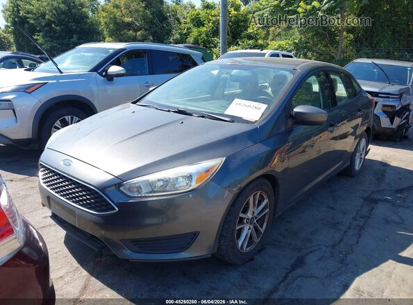 1FADP3F21JL326841 2018 FORD FOCUS Gray Front left