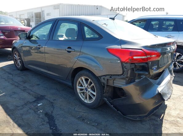 1FADP3F21JL326841 2018 FORD FOCUS Gray Rear left
