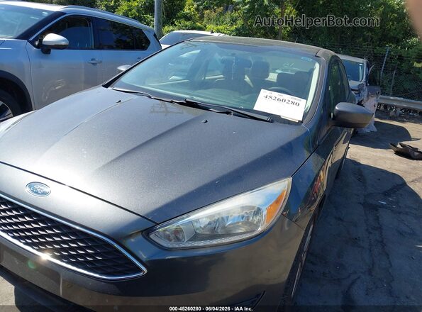 1FADP3F21JL326841 2018 FORD FOCUS Gray Instrument cluster view